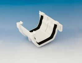 Krown Ogee White Gutter Union Bracket