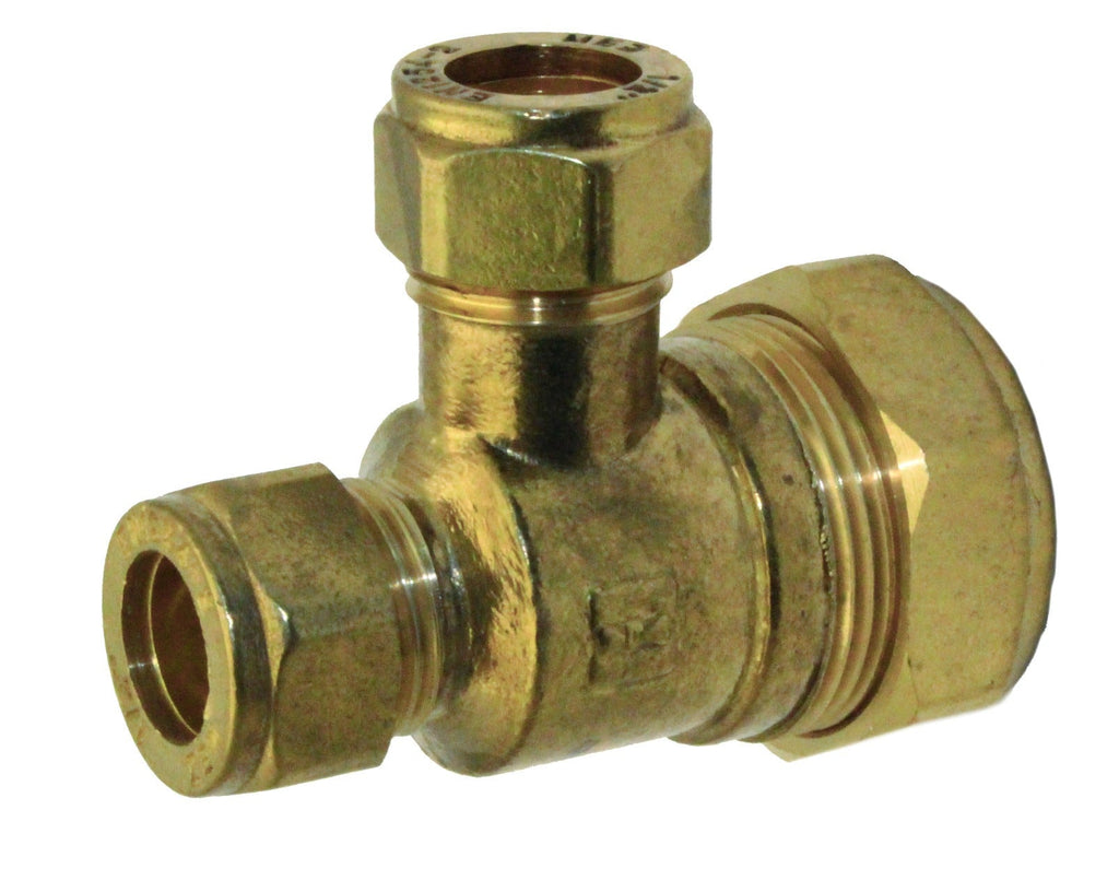 3/4" X 1/2" X 1/2" 318 C0mp Fitting - C X C X