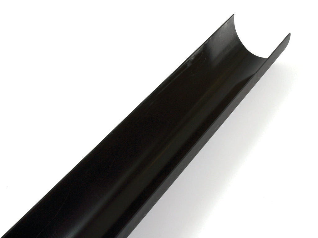Cascade 115mm Deep Round C.I. Style Gutter 4mtr Length - Black
