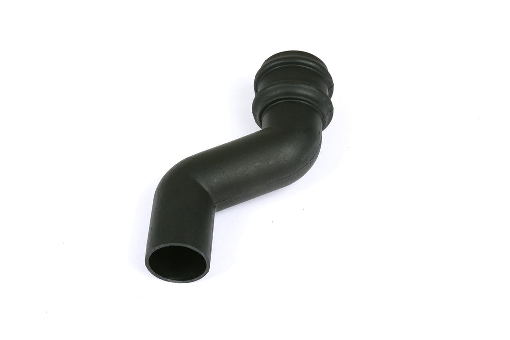 Cascade 68mm Round C.I. Style 115mm Downpipe Offset Bend - Black