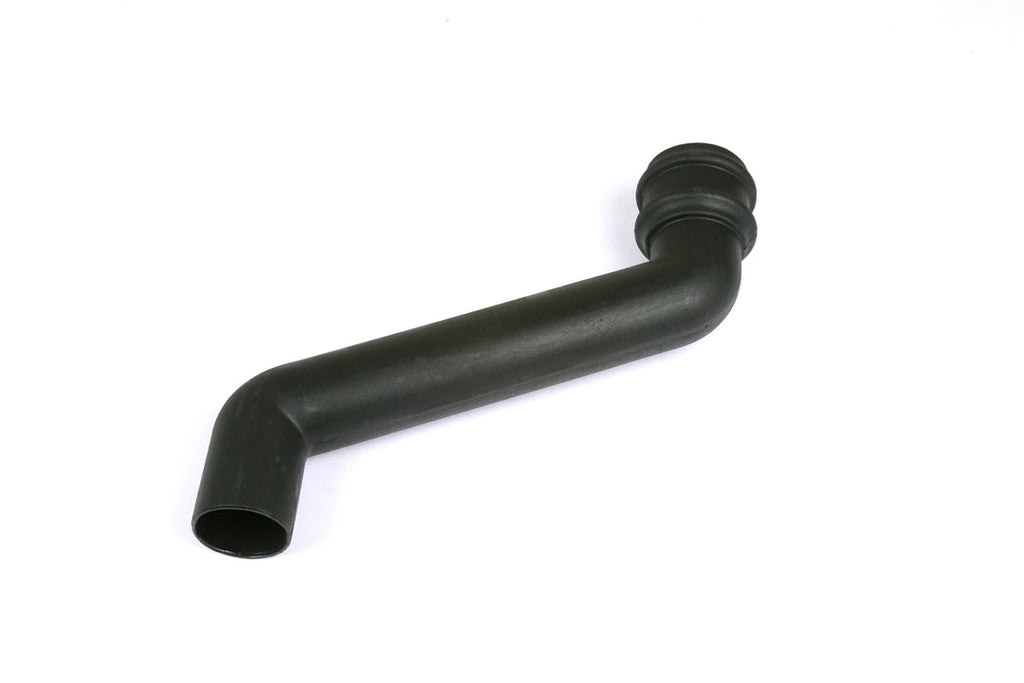 Cascade 68mm Round C.I. Style 305mm Downpipe Offset Bend - Black