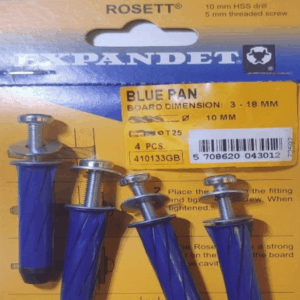 Pack (4) Expandet Rosett Blue Pan