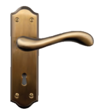 Charlotte Lever Lock Handle Bronze Alexander - Handles Only