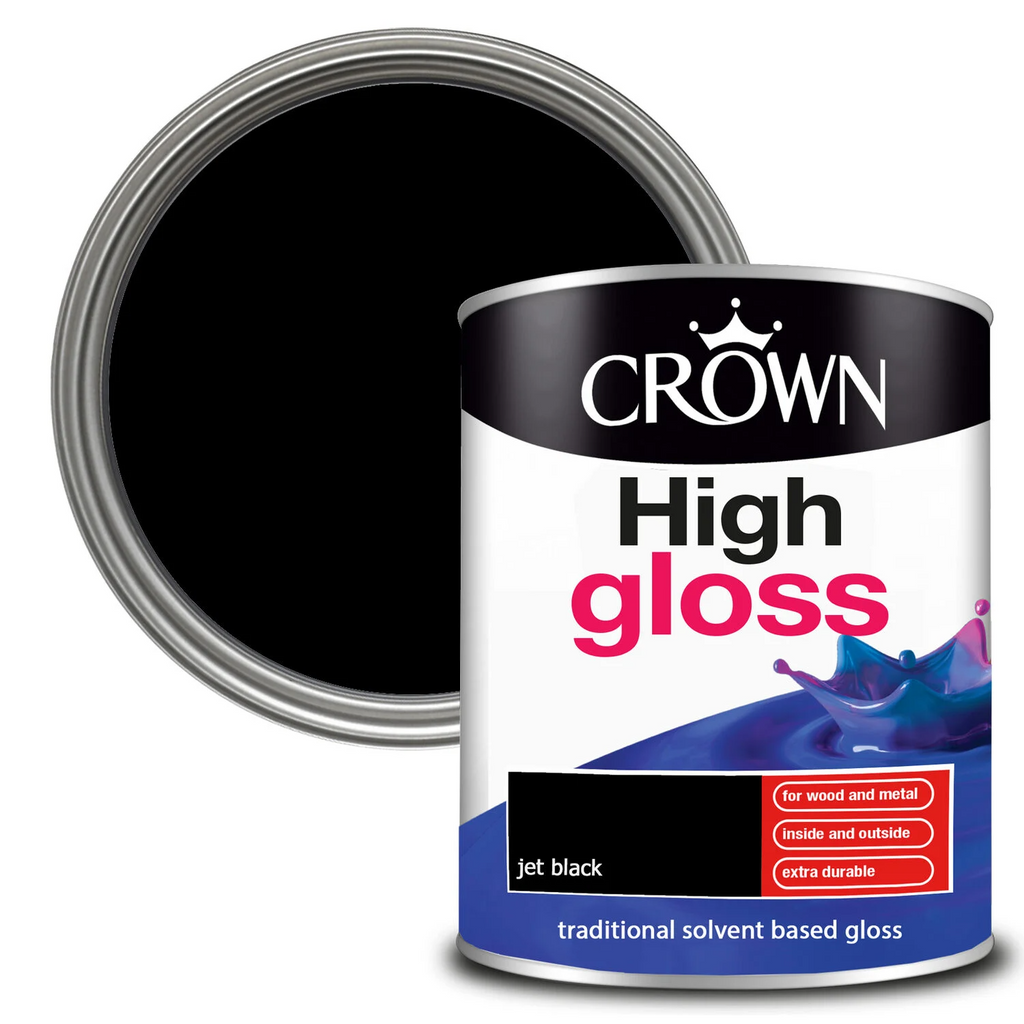 2.5ltr Crown High Gloss Jet Black