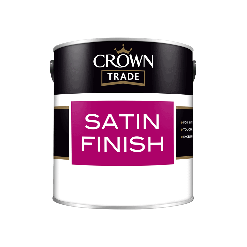 2 1/2 Litre Crown Satin Sheen Brilliant White