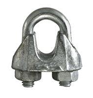 Rope clamps - Galvanised -  6mm