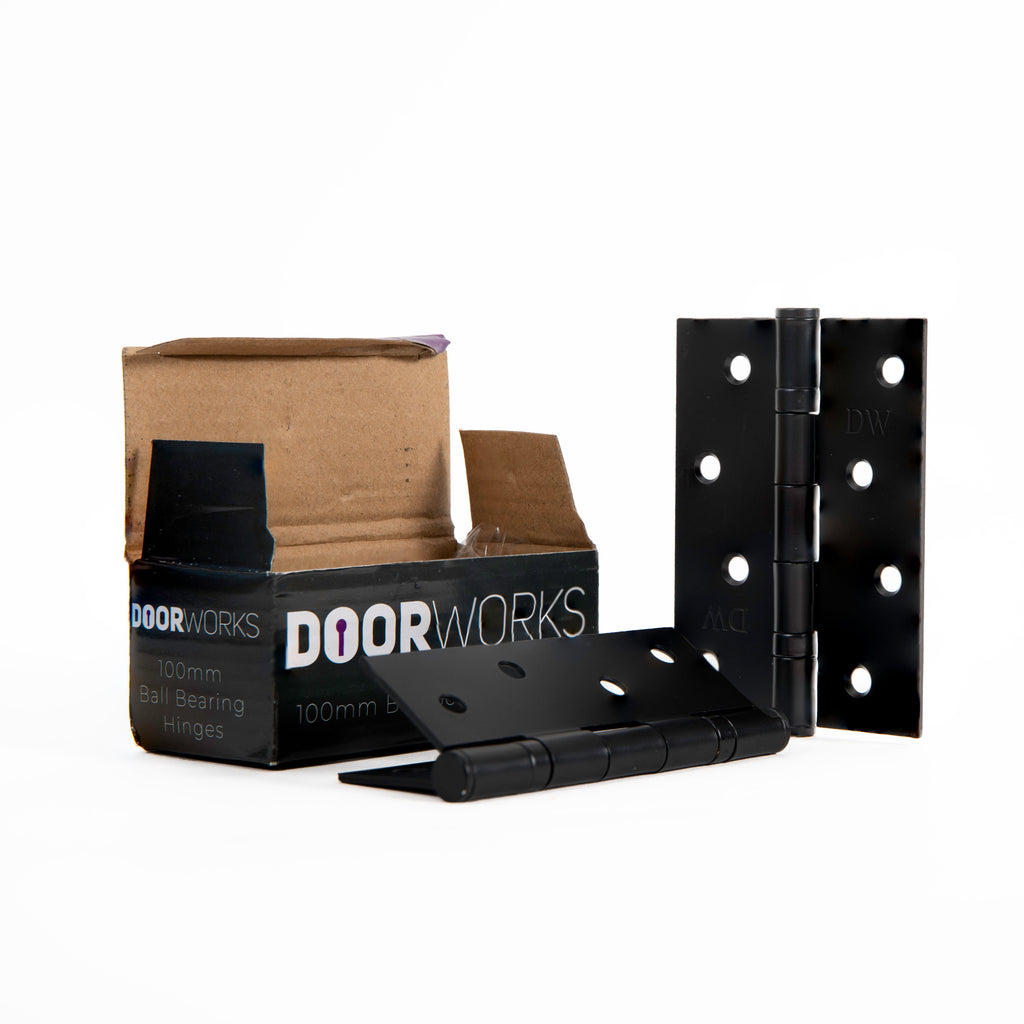 Doorworks 4" Ball Bearing Hinge Black