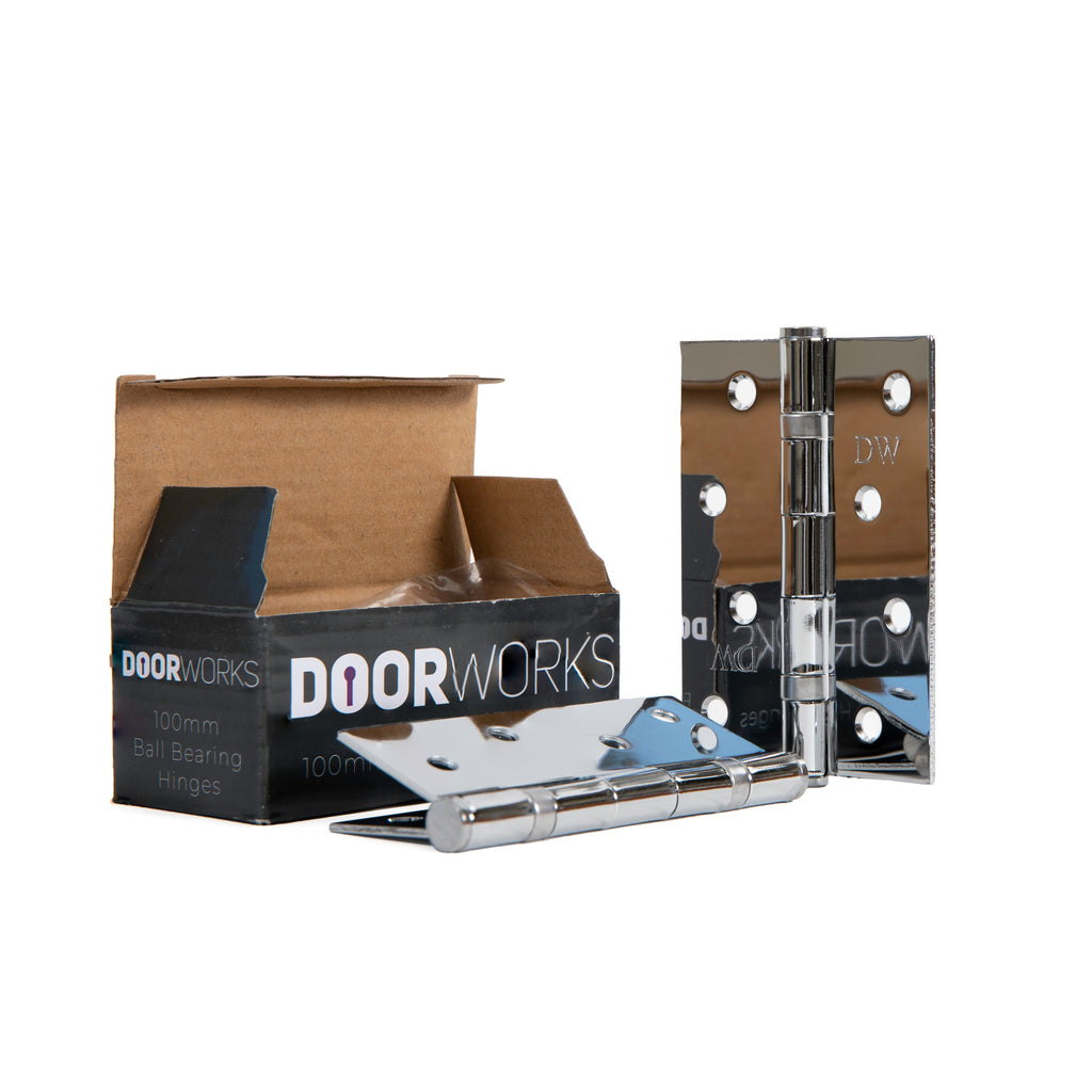 Doorworks 4" Ball Bearing Hinge Chrome