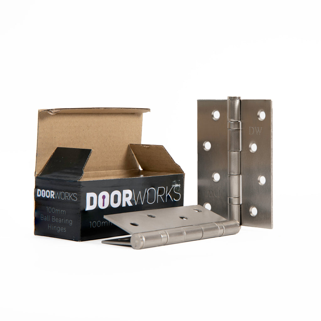 Doorworks 4" Ball Bearing Hinge Satin Nickel