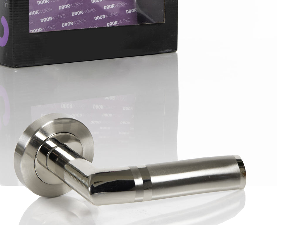 Doorworks Westport Lever On Rose Bathroom Lockset