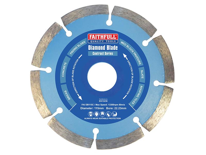 Contract Diamond Blade 115 x 22.2mm