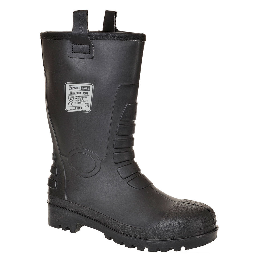Size 43/9 Steelite Rigger Boots Black Neptune Rigger
