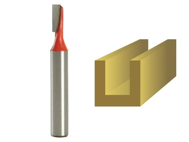 Faithfull Router Bit Tc One Flute 4.0mm 1/4 Shk - Fairb21