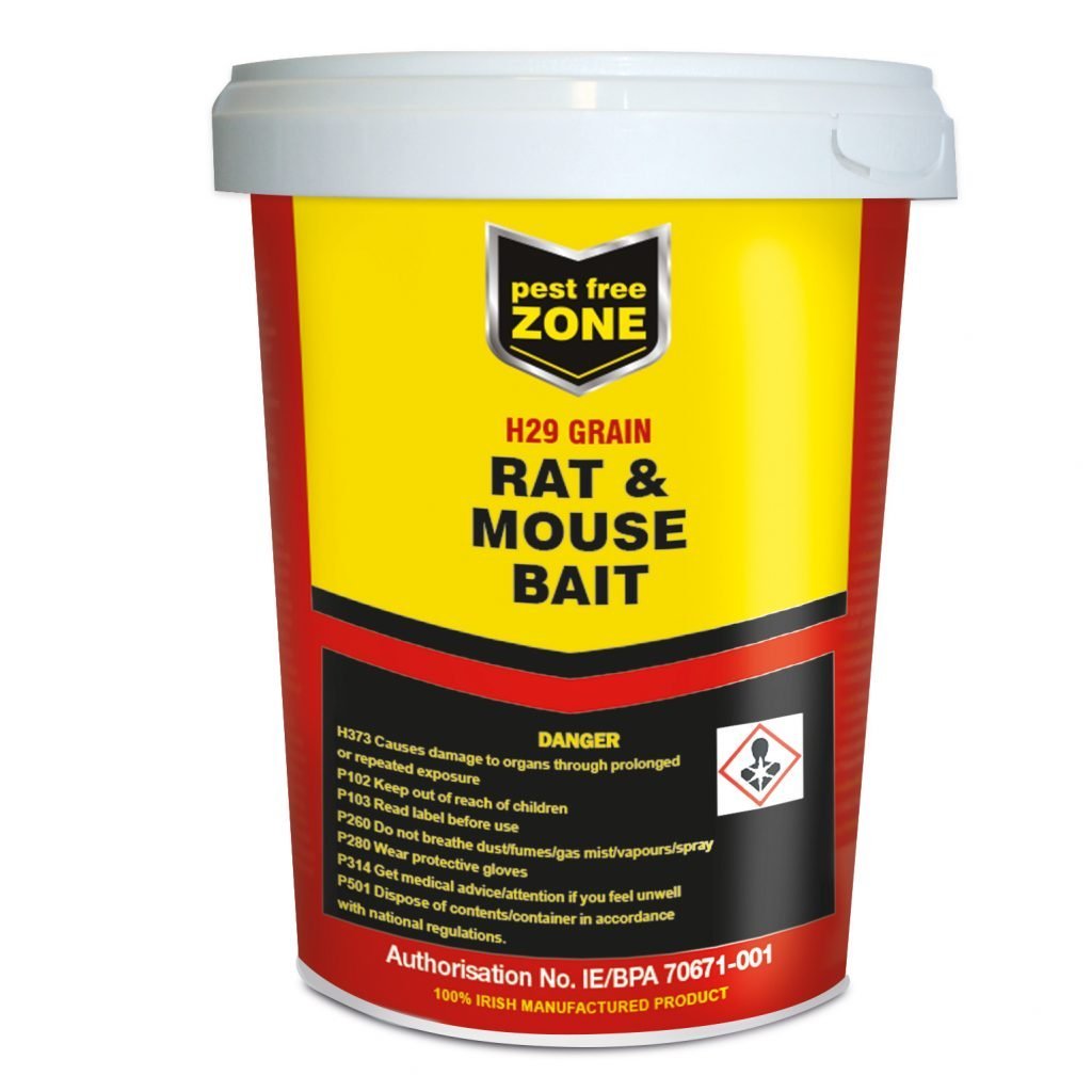 Pest Free Zone H29 Grain Rat/ Mouse Bait 150g