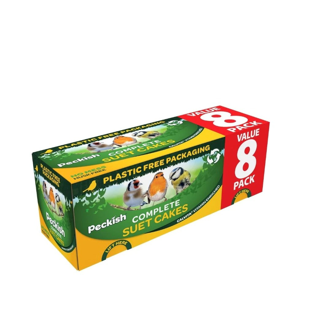 Peckish Bird Feed Complete Suet Cake 8pk