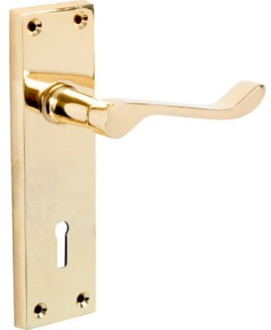 Barbican Brass Lever Lock Furniture