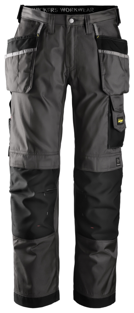 Snickers 3212 Duratwill Trousers Black/grey - Size 096