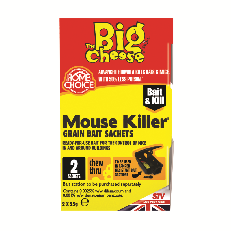 Big Cheese Mouse Killer Grain Bait Sachet