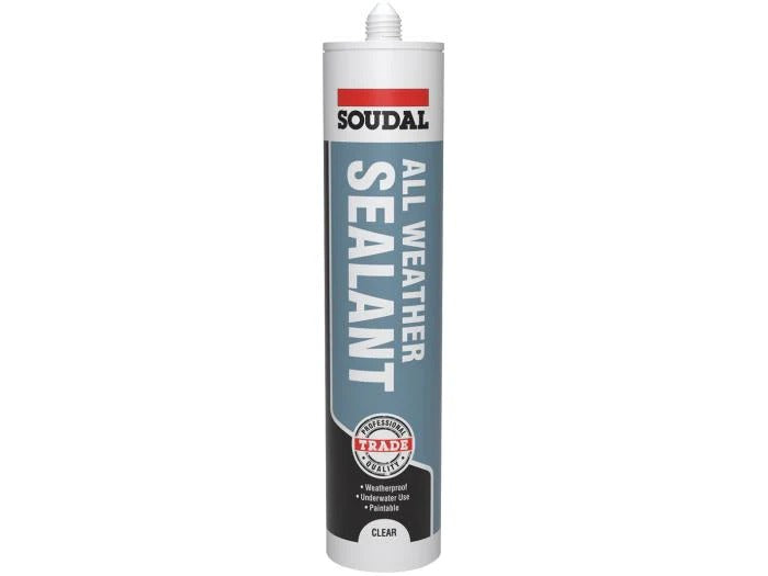 Soudal All Weather Sealant Clear 290ml