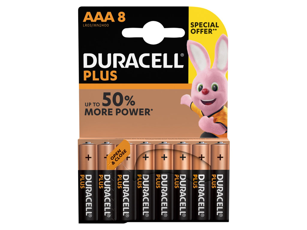 Duracell Aaa Special Offer Battery Pack Of 8