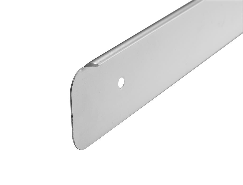 Worktop Silver 28mm  End Cap  Standard Profile