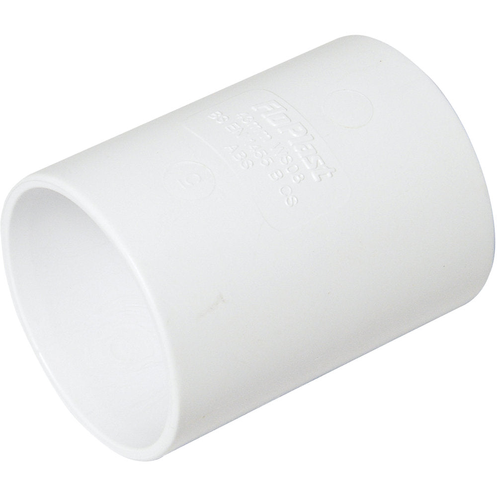 1 1/2" White Waste Coupling