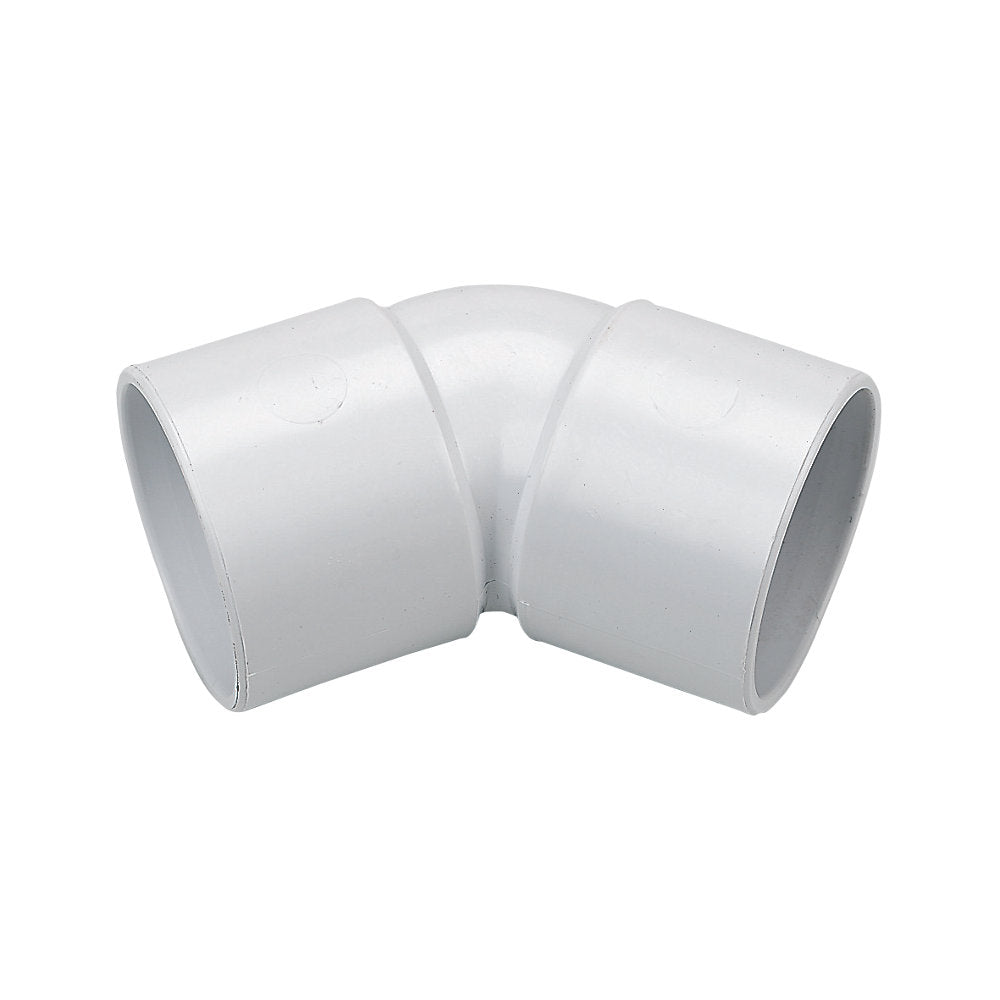 1 1/2" X 45° White Waste Elbow