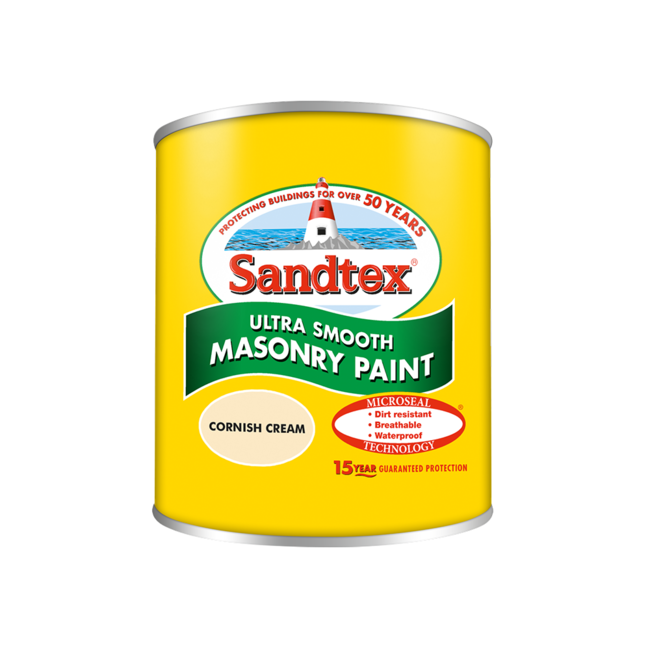 Sandtex Smooth Masonry Corn Cream 150ml