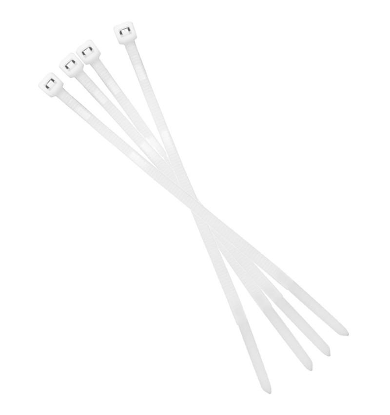 150 X 3.6MM Cable Ties Pack (100) - Clear
