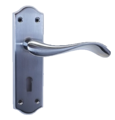 Charlotte Lever Bathroom Handle Chrome Alexander - Bathroom Handles Only