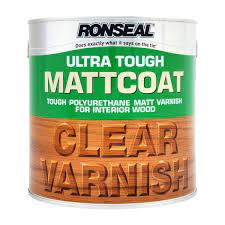 Ronseal Ultra Tough Varnish 2.5L Matt Coat