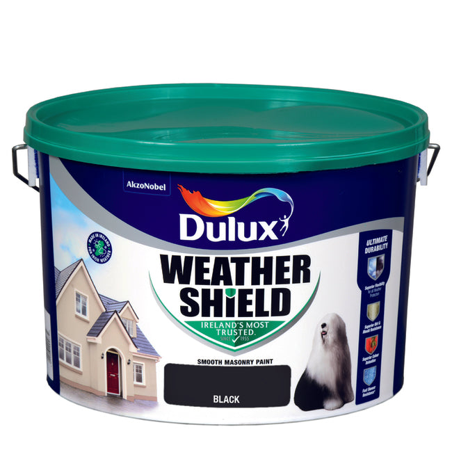 Dulux Weathershield Black  08E53 10L