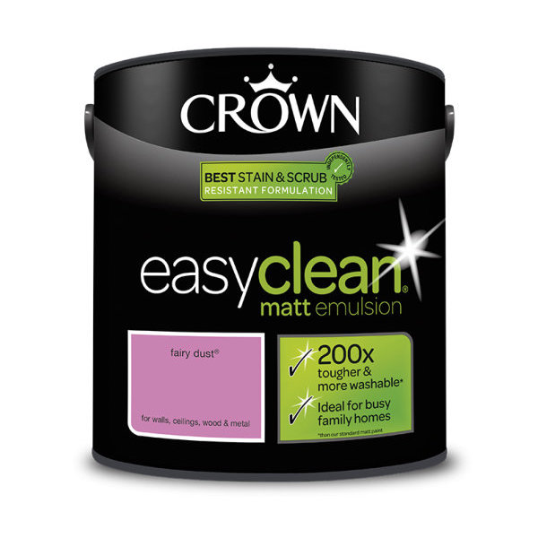 2.5lt Crown Easyclean Matt Fairy Dust