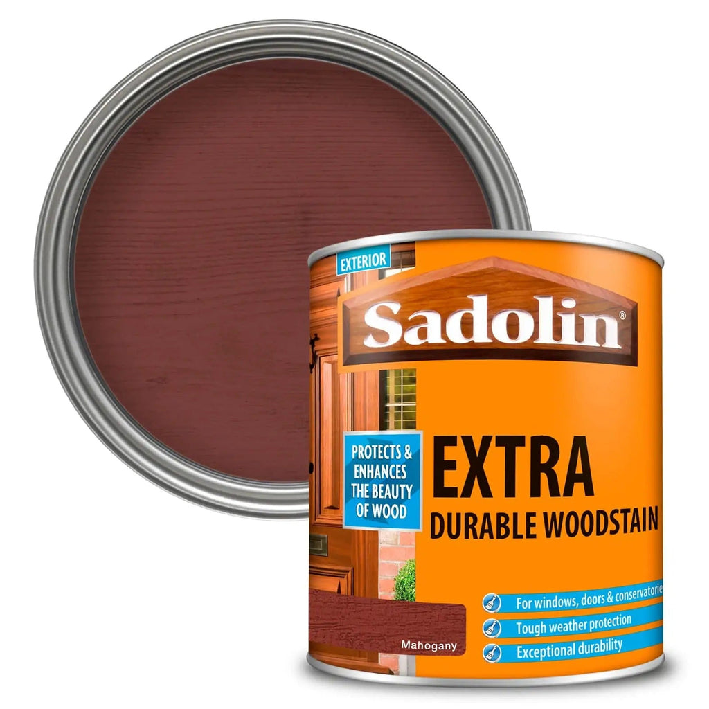 1 Litre Sadolin Extra - Mahogany