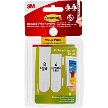 3M Command Large And Medium Hanging Strips