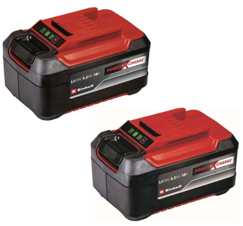 Einhell 18v 5.2ah Battery Twinpack Einhell Power X-change