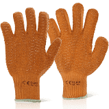 Orange Criss Cross Gloves