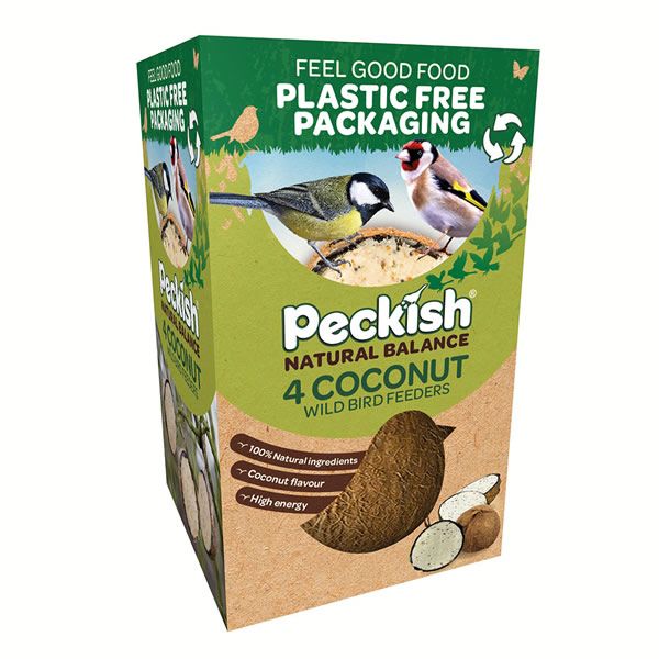 Peckish Bird Feed Natural Balance Coconut Feeder 4