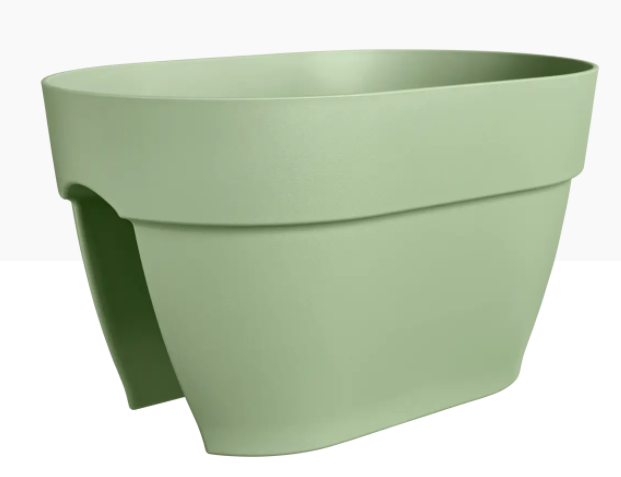Elho Vibia Campana Flower Bridge 40cm Pistachio Green