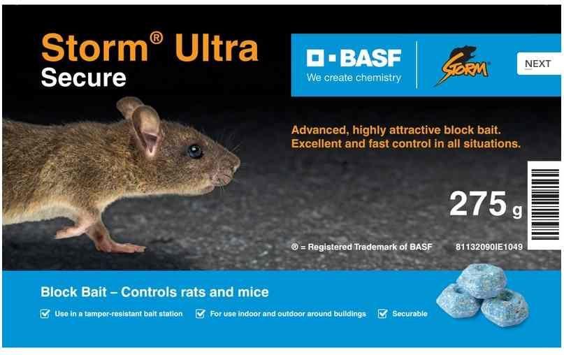 3kg Storm Secure Rat Bait