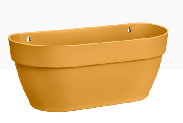 Elho Vibia Campana Wall Basket 35cm Honey Yellow