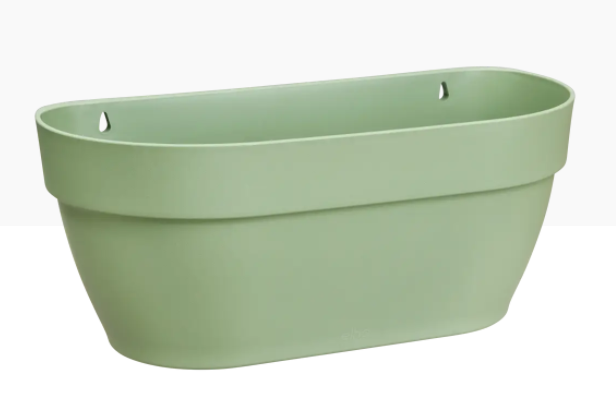 Elho Vibia Campana Wall Basket 35cm Pistachio Green