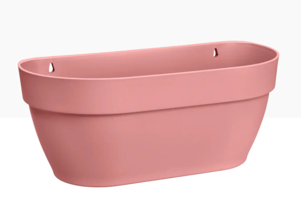 Elho Vibia Campana Wall Basket 35cm Dusty Pink